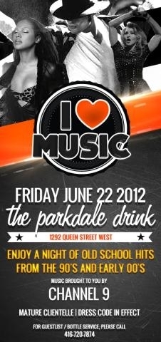 I LOVE MUSIC PATIO PARTY @TheParkDaleDrink